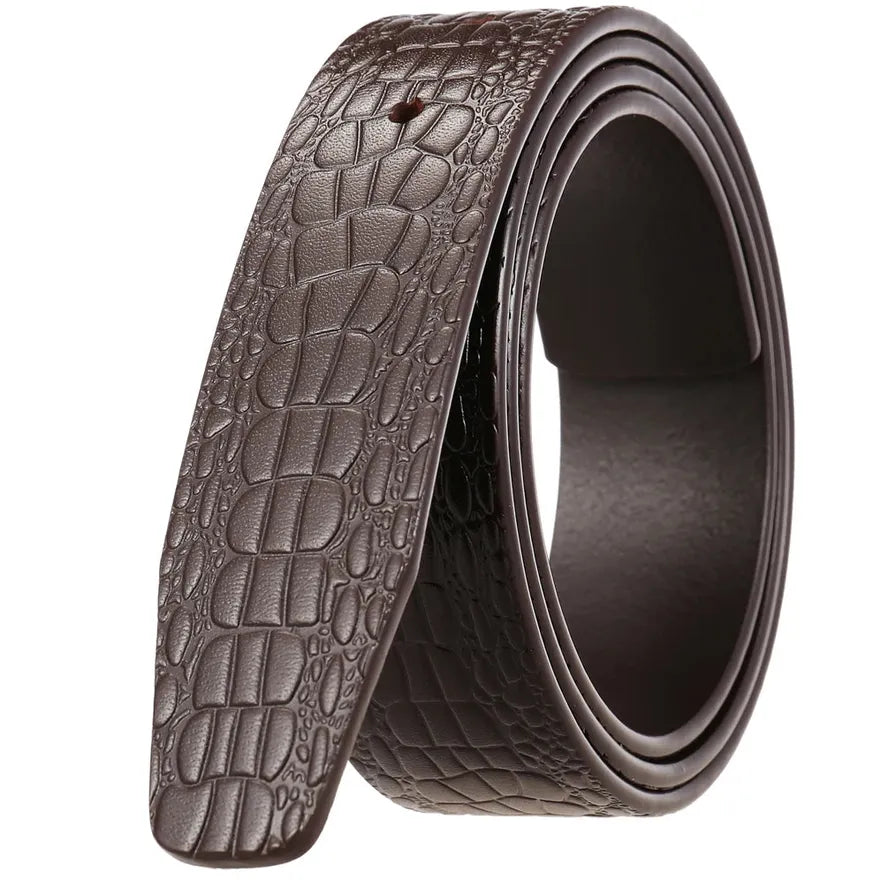 HKM-788243 Men's Perforated Leather Belt - Style LY34-3718