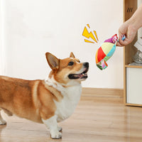 HKM-7884093 Interactive Plush Flying Disc Toy for Dogs – 15cm Diameter, Bite Resistant and Ideal for Training