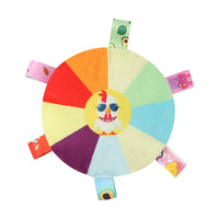 HKM-7884093 Interactive Plush Flying Disc Toy for Dogs – 15cm Diameter, Bite Resistant and Ideal for Training