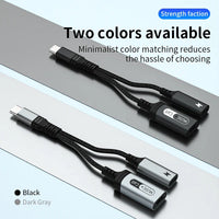 HKM-788435 USB C to Lightning Headphone Jack Adapter with Type C Charging for iPhone 15/15 Pro, iPad Pro 2020/2021, and MacBook