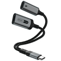 HKM-788435 USB C to Lightning Headphone Jack Adapter with Type C Charging for iPhone 15/15 Pro, iPad Pro 2020/2021, and MacBook