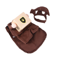 HKM-7886269 Casual Coffee Pet Clothing for Outings - Available in Multiple Sizes