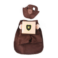 HKM-7886269 Casual Coffee Pet Clothing for Outings - Available in Multiple Sizes