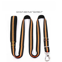 HKM-7886397 Reflective Elastic Traction Leash for Dogs - Durable Anti-Nylon, 2.5*100-170CM, Available in Blue and Orange