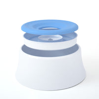 HKM-7886781 Automatic Pet Drinking Bowl with Floating Plate - Durable PS and PP + Silica Gel Material