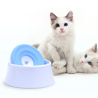 HKM-7886781 Automatic Pet Drinking Bowl with Floating Plate - Durable PS and PP + Silica Gel Material
