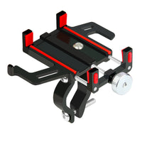 HKM-788755 Alloy Bicycle Mobile Phone Holder with 4-Claw Bracket – Multiple Colors Available