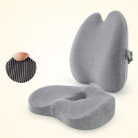 HKM-788755 Comfortable Back and Waist Cushion Set for Office and Car Use