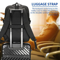 HKM-788755 Waterproof 17-Inch Oxford Laptop Backpack with USB Port for Women