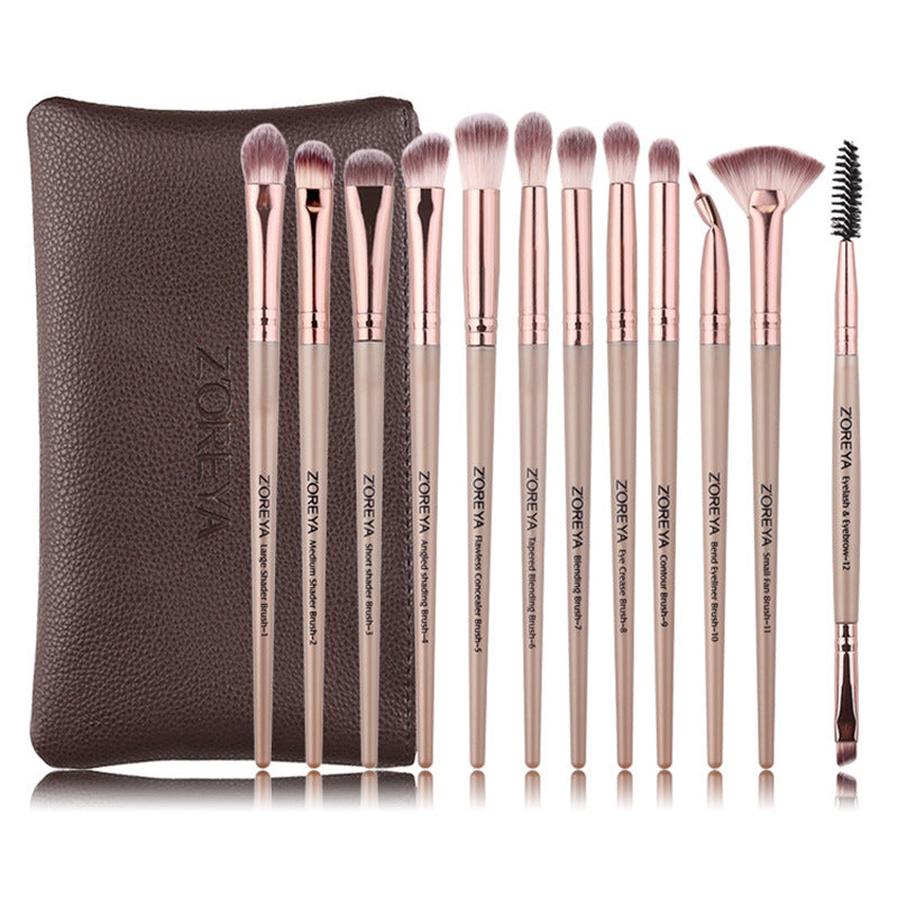 HKM-788755 ZOREYA Soft Makeup Brush with Long Handle and Man-Made Fiber Bristles - 17CM Length