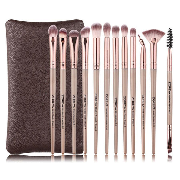 HKM-788755 ZOREYA Soft Makeup Brush with Long Handle and Man-Made Fiber Bristles - 17CM Length