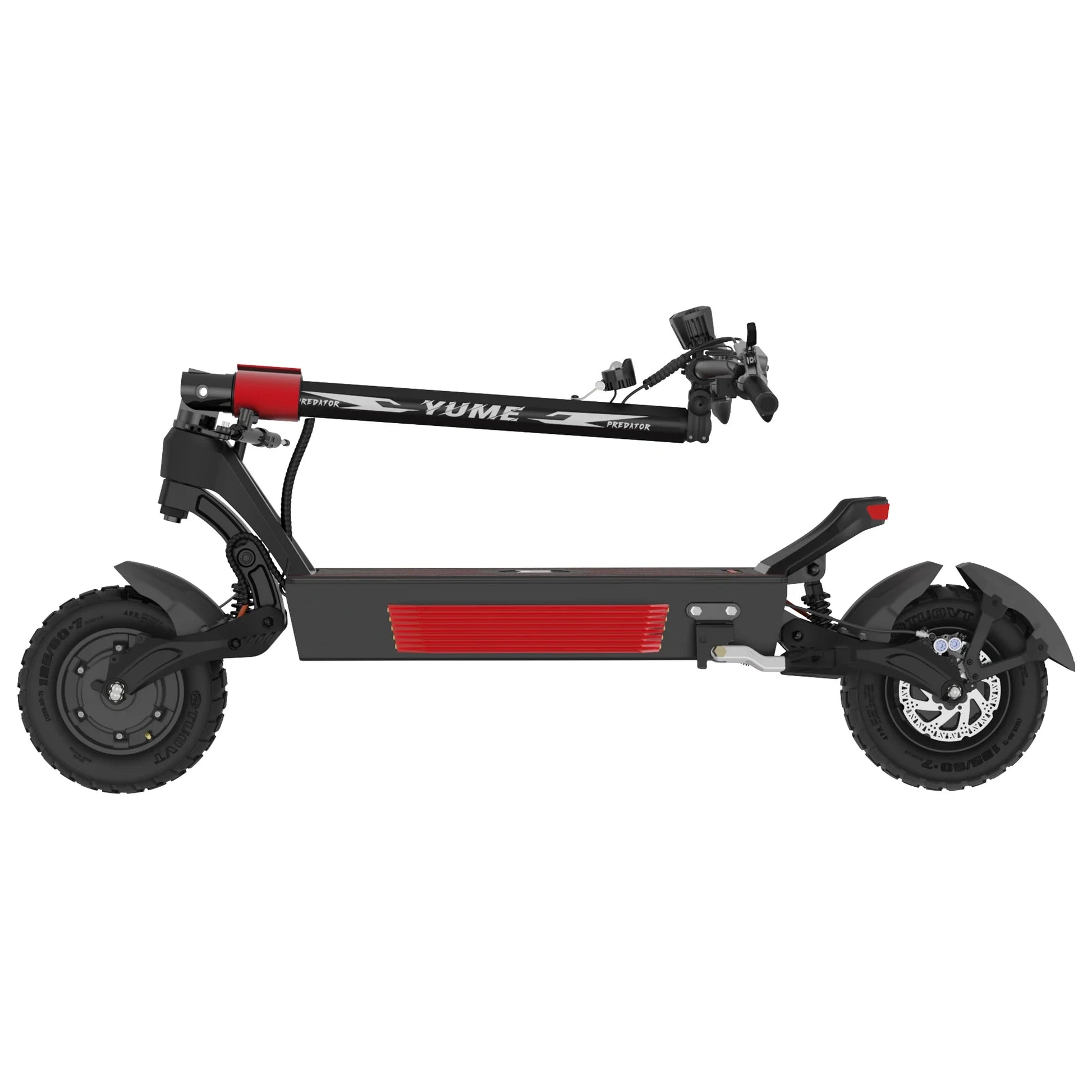 HKM-788883 YUME Predator Big Power Dual Motor Foldable Electric Scooter with 160 KM Range and 25 km/h Speed