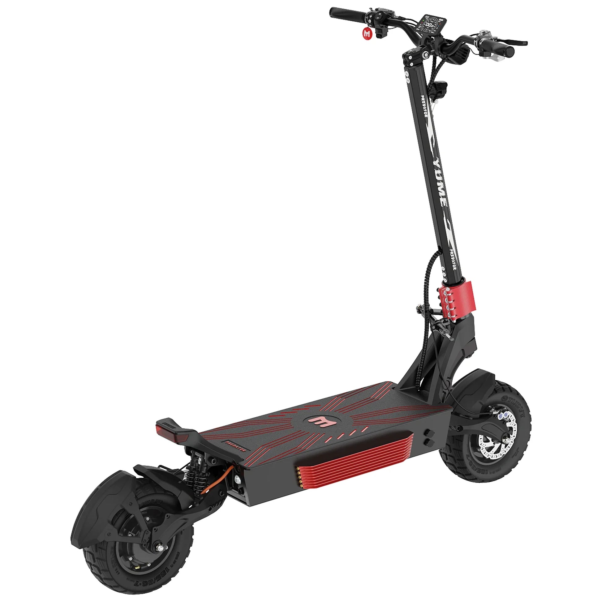 HKM-788883 YUME Predator Big Power Dual Motor Foldable Electric Scooter with 160 KM Range and 25 km/h Speed