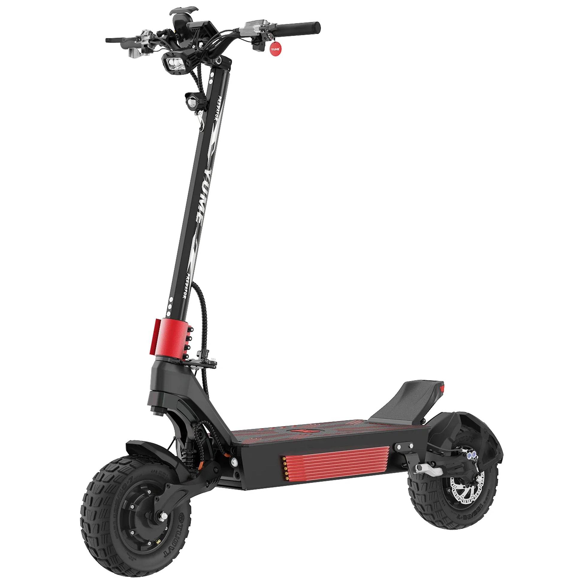 HKM-788883 YUME Predator Big Power Dual Motor Foldable Electric Scooter with 160 KM Range and 25 km/h Speed