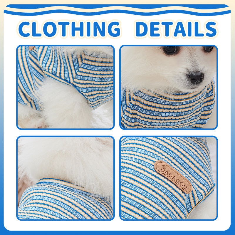 HKM-7889853 Cooling Vest for Small Dogs - Summer Fashion Pet Shirt for Chihuahuas and Other Breeds