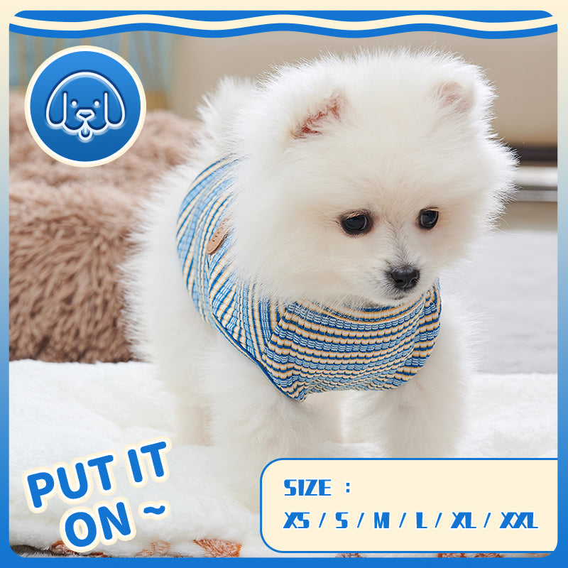 HKM-7889853 Cooling Vest for Small Dogs - Summer Fashion Pet Shirt for Chihuahuas and Other Breeds