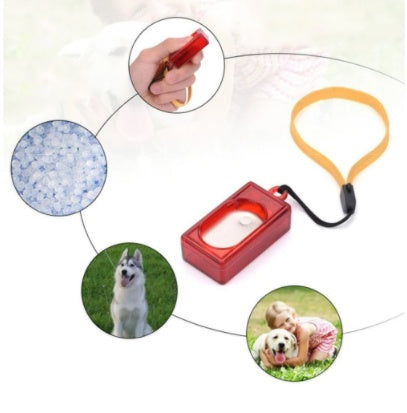 HKM-7892029 Square Clicker Training Device for Dogs - Lightweight Plastic, 6x2.8x1.8cm