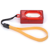 HKM-7892029 Square Clicker Training Device for Dogs - Lightweight Plastic, 6x2.8x1.8cm