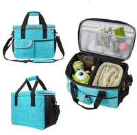 HKM-789203 Portable Pet Travel Lunch Bag with Foldable Bowl and Food Storage Compartment