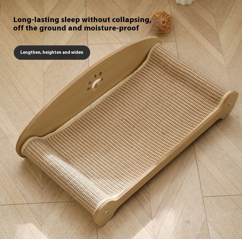 HKM-7892541 Large Sisal Cat Scratch Board – Japanese Style Elevated Design