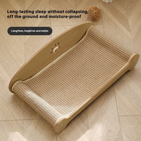 HKM-7892541 Large Sisal Cat Scratch Board – Japanese Style Elevated Design