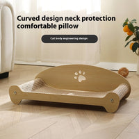 HKM-7892541 Large Sisal Cat Scratch Board – Japanese Style Elevated Design