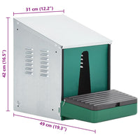 HKM-7893949 Roll-Up Nesting Box for Poultry with Automatic Egg Collection Tray and Bacteria-Resistant Mat