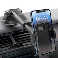 HKM-789395 Universal Car Mobile Phone Holder - Suction Cup Dashboard Mount for Navigation