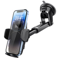 HKM-789395 Universal Car Mobile Phone Holder - Suction Cup Dashboard Mount for Navigation