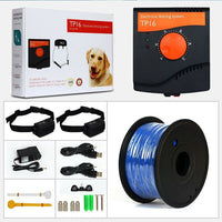 HKM-7895613 Invisible Pet Electronic Fence with Adjustable Sound and Shock Alerts, Waterproof Design