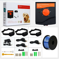 HKM-7895613 Invisible Pet Electronic Fence with Adjustable Sound and Shock Alerts, Waterproof Design