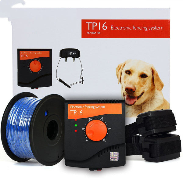 HKM-7895613 Invisible Pet Electronic Fence with Adjustable Sound and Shock Alerts, Waterproof Design