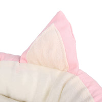 HKM-7896381 Cozy Deerskin Velvet Pet Nest for Small to Medium Cats and Dogs