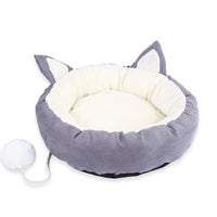 HKM-7896381 Cozy Deerskin Velvet Pet Nest for Small to Medium Cats and Dogs