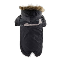 HKM-7896765 Winter Warm Cotton Dog Coat Jacket for Pets - Thickened, Plush, Waterproof and Breathable