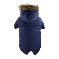 HKM-7896765 Winter Warm Cotton Dog Coat Jacket for Pets - Thickened, Plush, Waterproof and Breathable