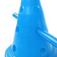 HKM-7897149 Blue Round Bottom Bucket Sign Post Set - 30cm Buckets and 1m Poles (6 Buckets, 3 Poles)