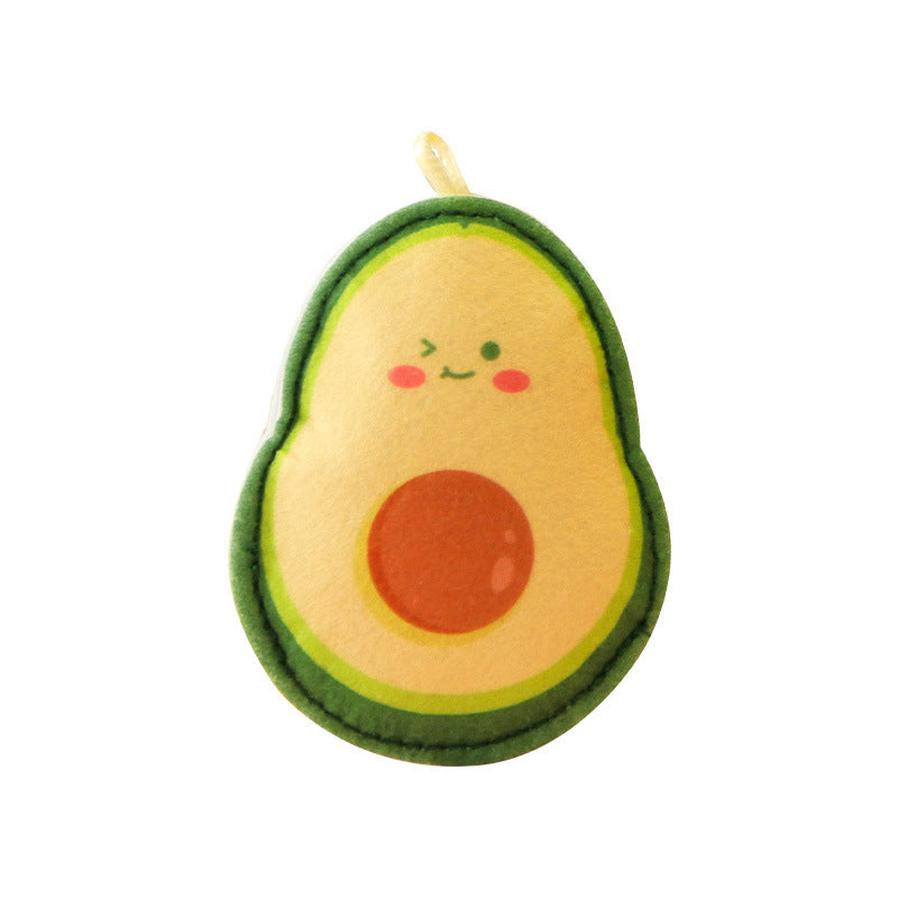 HKM-789715 Felt Catnip Chewing Toys in Avocado, Carrot, Watermelon, Duck, Bear, and Penguin Styles