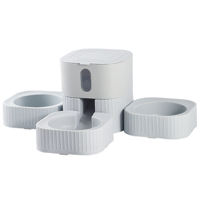 HKM-7898301 Automatic Pet Feeder with Removable and Washable Bowls in Multiple Colors