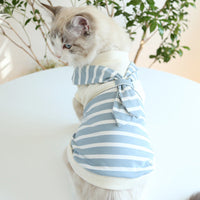 HKM-7898685 Lightweight Cotton Summer Pet Skirt and Vest Set for Dogs and Cats
