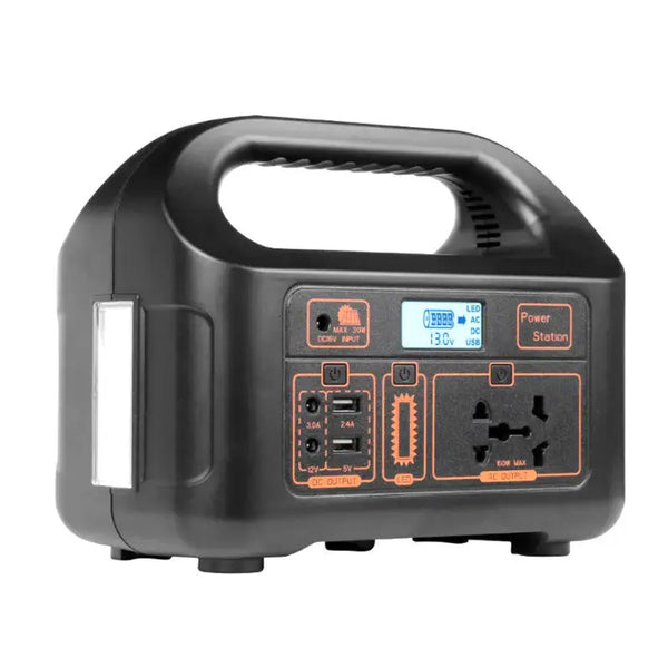 HKM-790035 150W Portable Solar Power Station with Dual AC Outputs for Outdoor Emergency Use