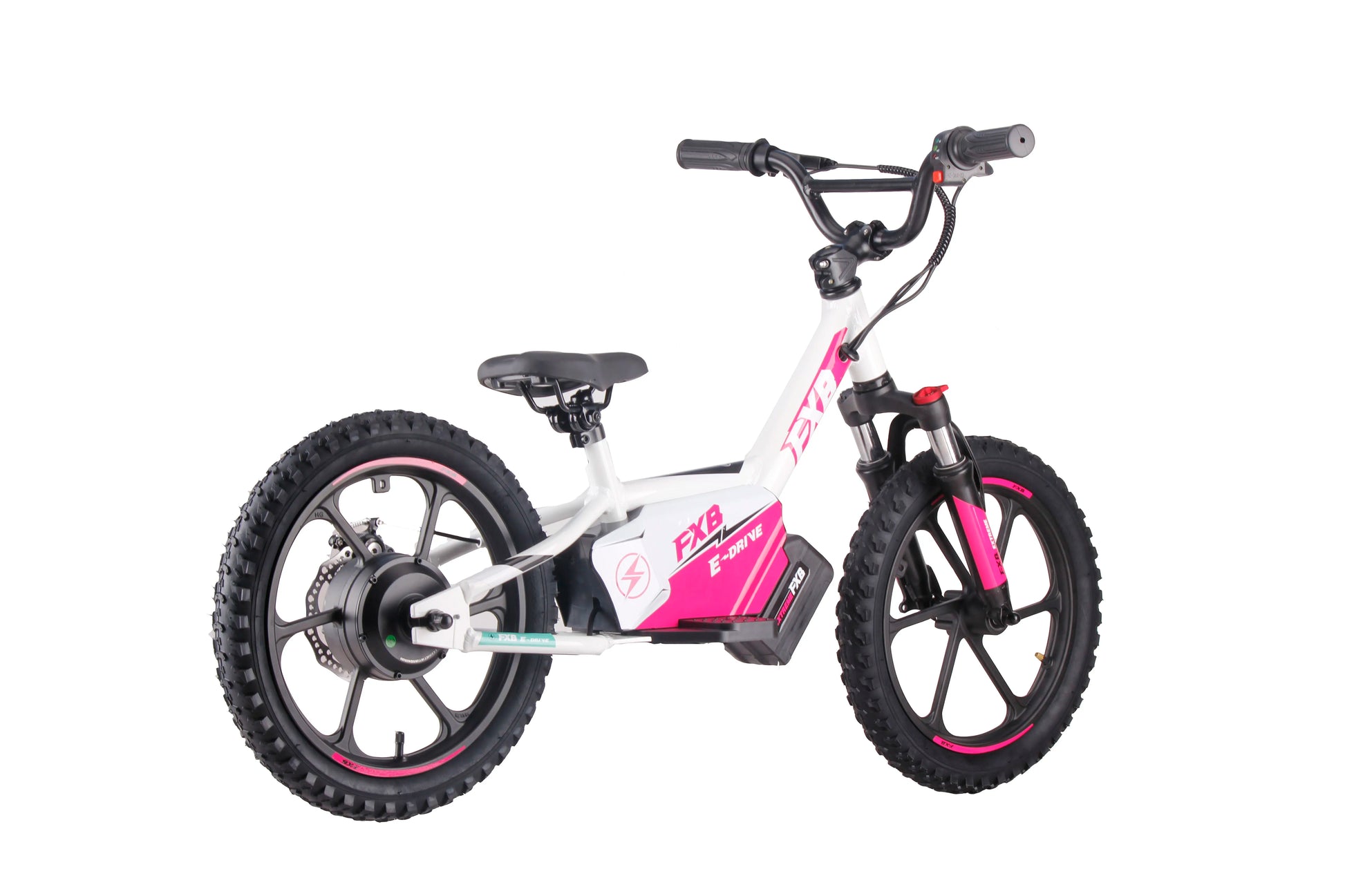 HKM-790099 16-Inch Electric Balance Bike for Kids Ages 6-12, 350W Motor, Aluminum Frame, Disc Brake, Front Suspension