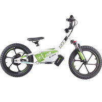 HKM-790099 16-Inch Electric Balance Bike for Kids Ages 6-12, 350W Motor, Aluminum Frame, Disc Brake, Front Suspension