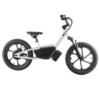 HKM-790099 16-Inch Electric Balance Bike for Kids Ages 6-12, 350W Motor, Aluminum Frame, Disc Brake, Front Suspension