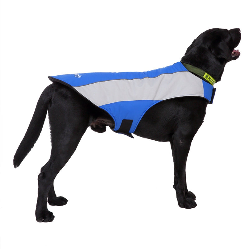 HKM-7902269 Reflective Winter Clothes for Large Dogs - Polyester Material, Multiple Sizes Available