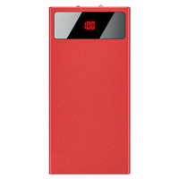 HKM-790227 20000mAh Ultra-Thin Power Bank with Dual USB Ports, Smart Display, and Flashlight