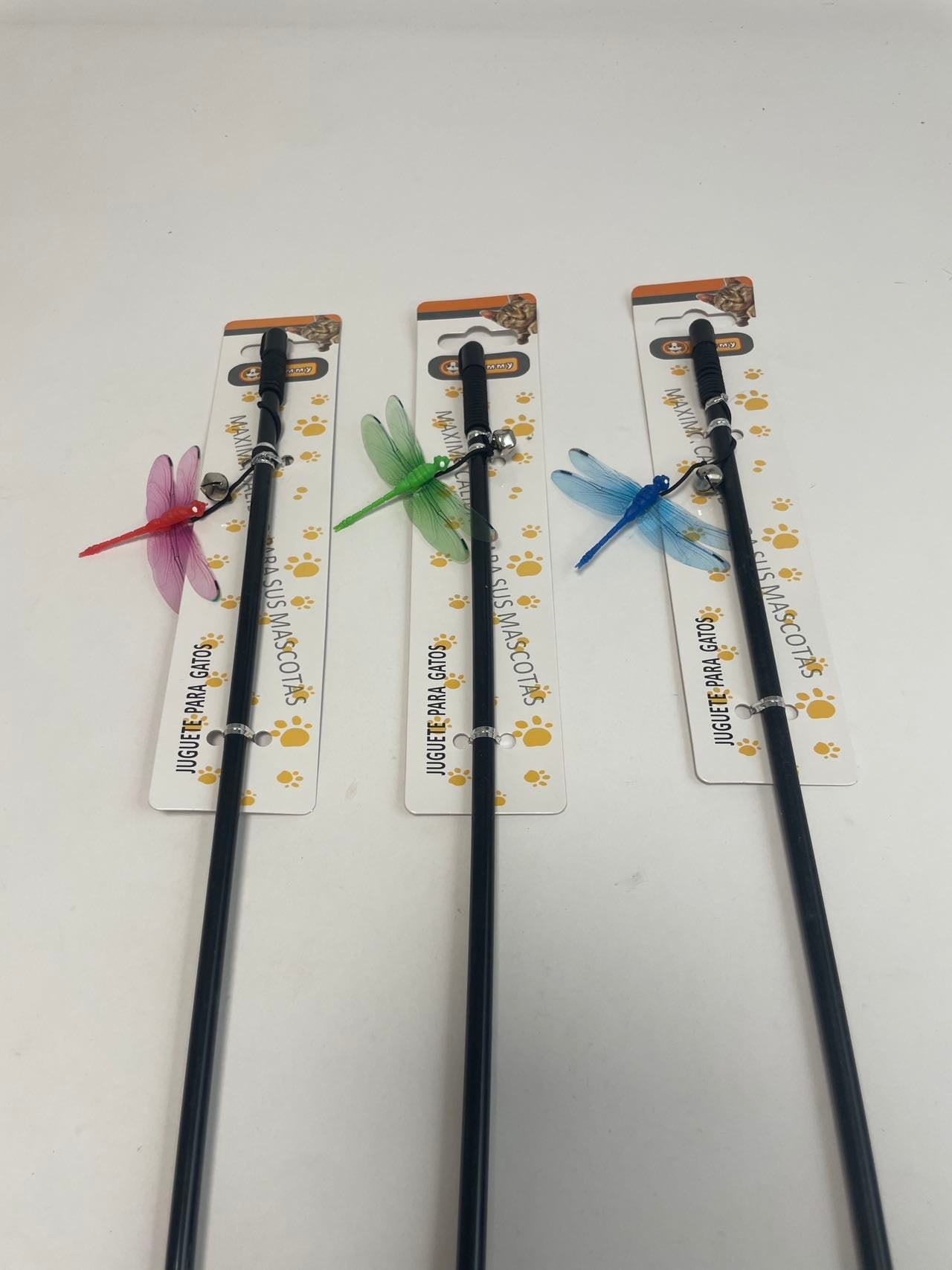 HKM-7902909 Interactive Small Dragonfly Cat Teaser Toy for Playful Cats