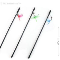 HKM-7902909 Interactive Small Dragonfly Cat Teaser Toy for Playful Cats