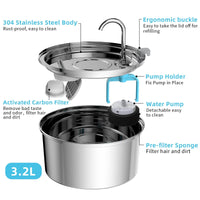HKM-7903933 Automatic Stainless Steel Water Dispenser with USB Interface