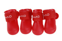 HKM-7904701 Adorable Candy Pet Rain Boots - Waterproof, Non-Slip, Warm, and Wear-Resistant for Dogs